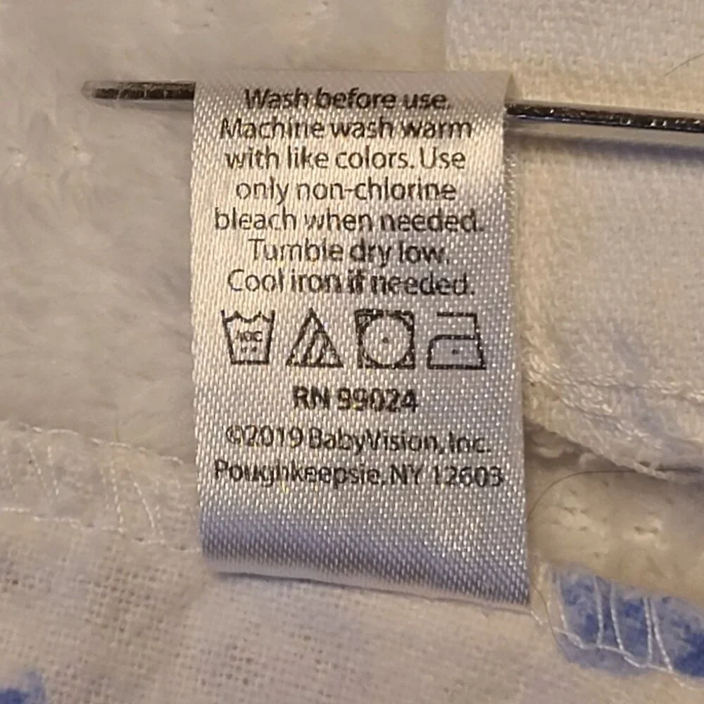 HB Baby Burp Cloths and Generic Set of 5 Whale Print White